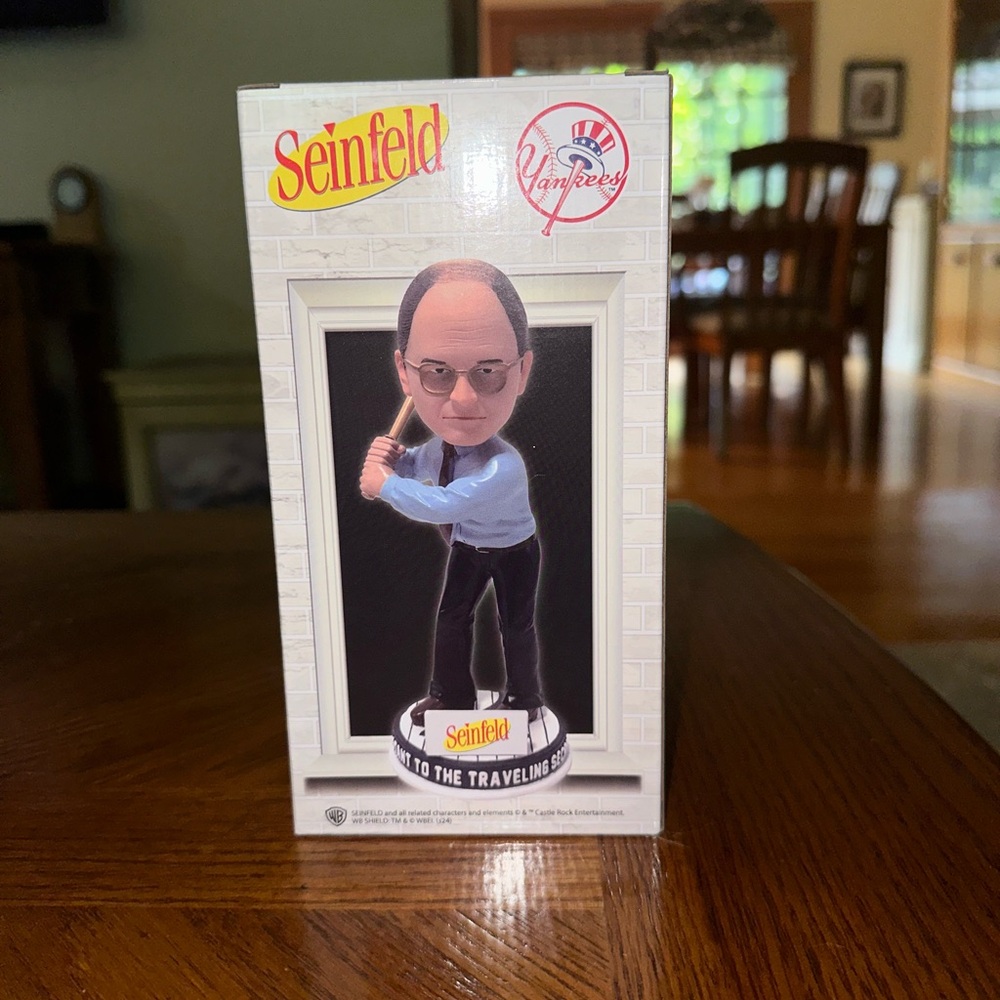 George Costanza Bobblehead New York Yankees SGA 7/5/24 Seinfeld Giveaway New